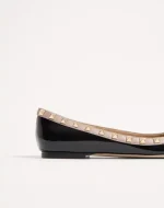 Valentino Patent Rockstud Ballet Flat - Image 2